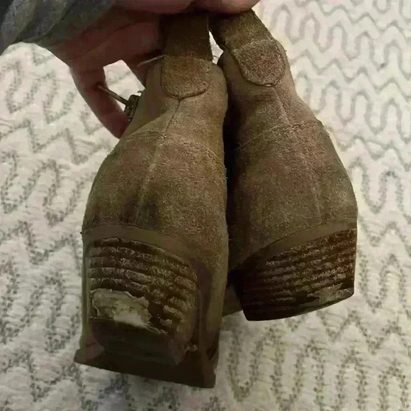 Nine West Suede ankle Booties - Picture 4 of 8